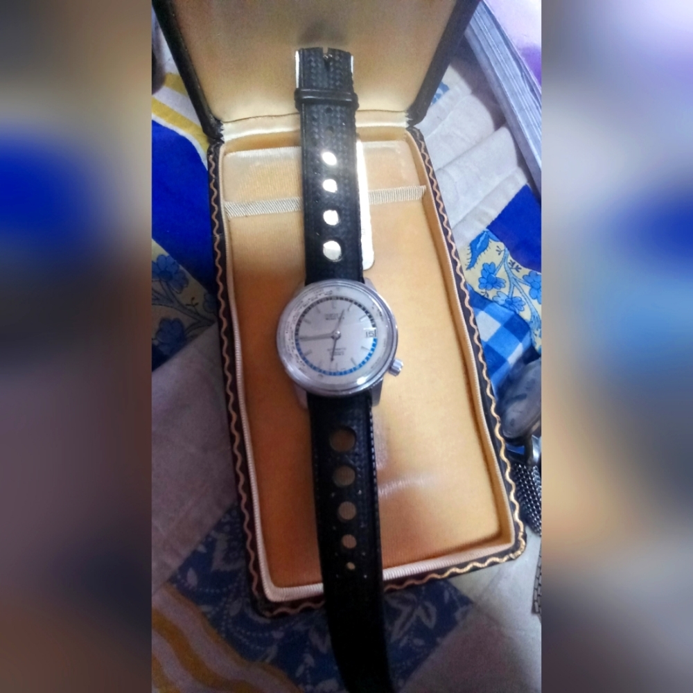 17 Jewels Seiko watch (world time) - vintage, automatic